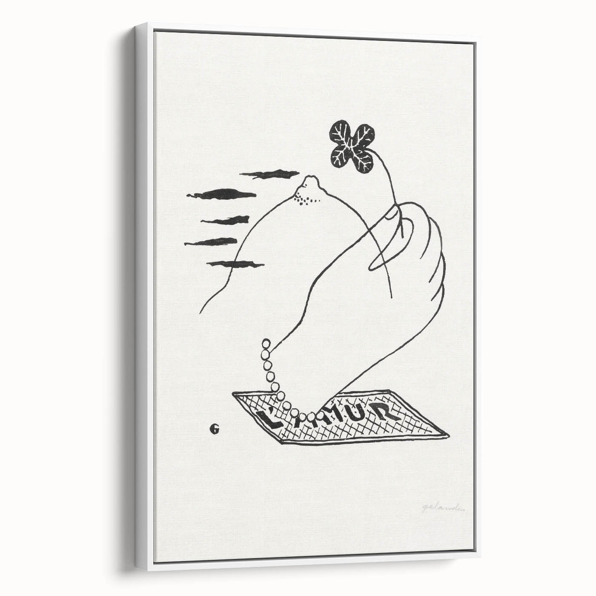 Modern Wall Art - Mikuláš Galanda’s Volcano Print