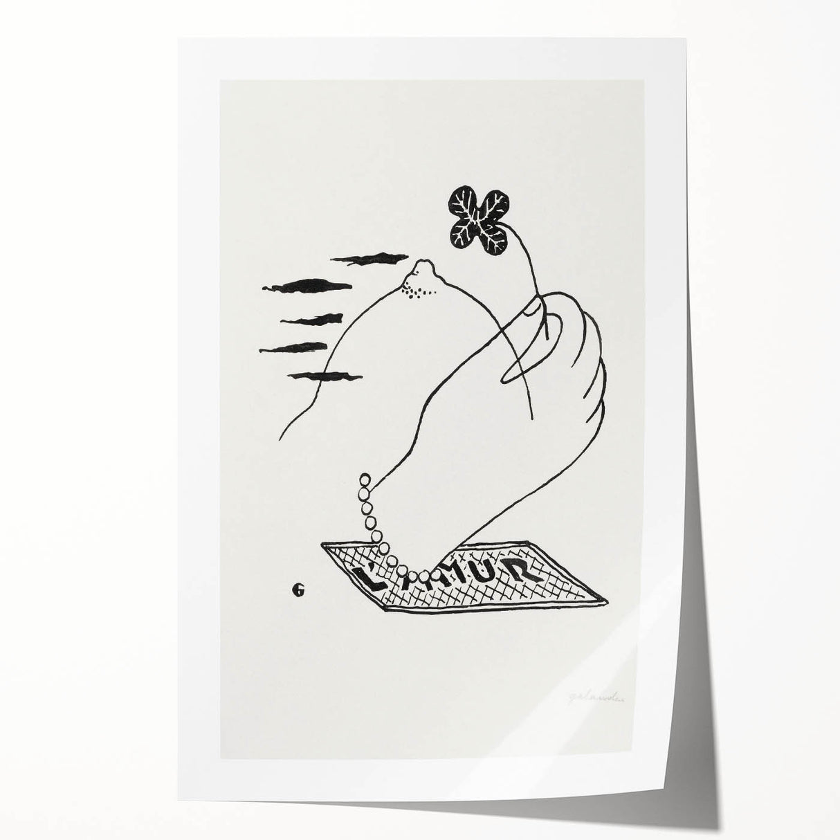 Modern Wall Art - Mikuláš Galanda’s Volcano Print