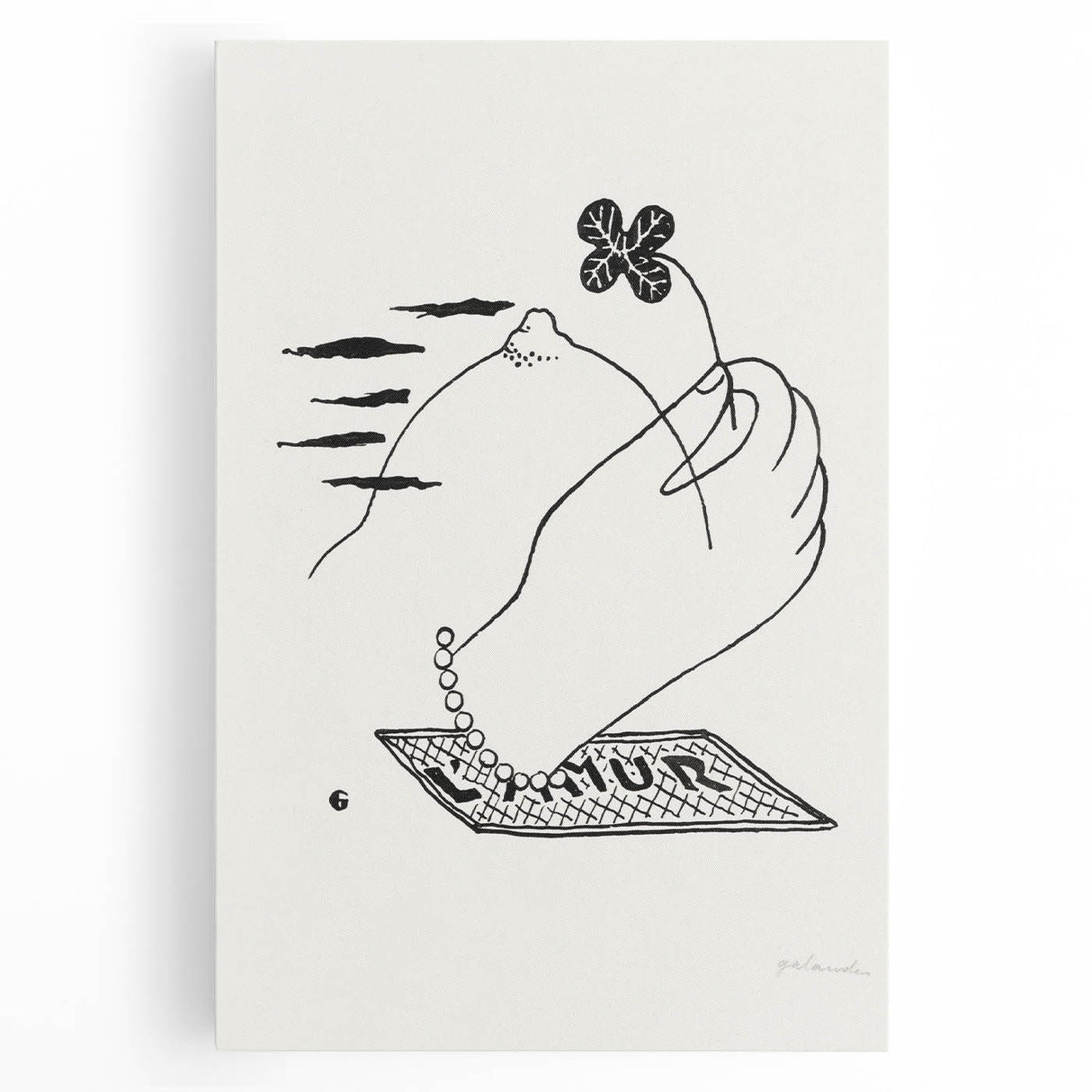 Modern Wall Art - Mikuláš Galanda’s Volcano Print