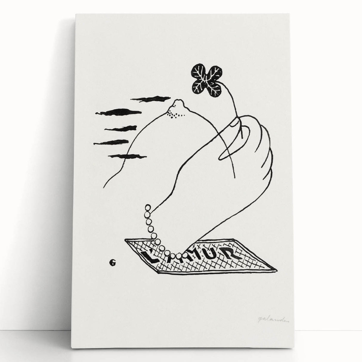 Modern Wall Art - Mikuláš Galanda’s Volcano Print