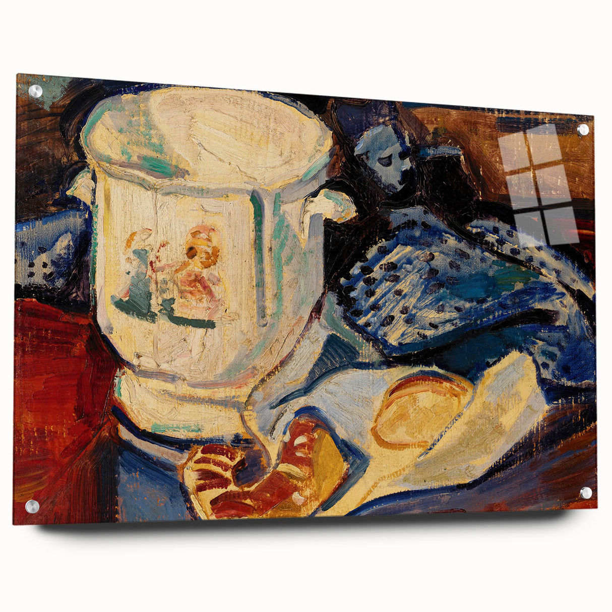 Modern Wall Art – Abstract Still Life with Jardinière