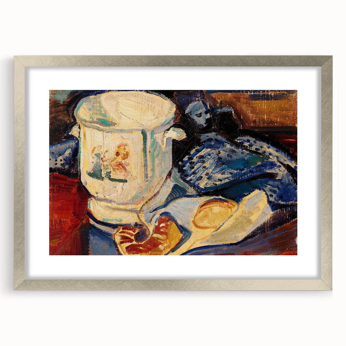 Modern Wall Art – Abstract Still Life with Jardinière