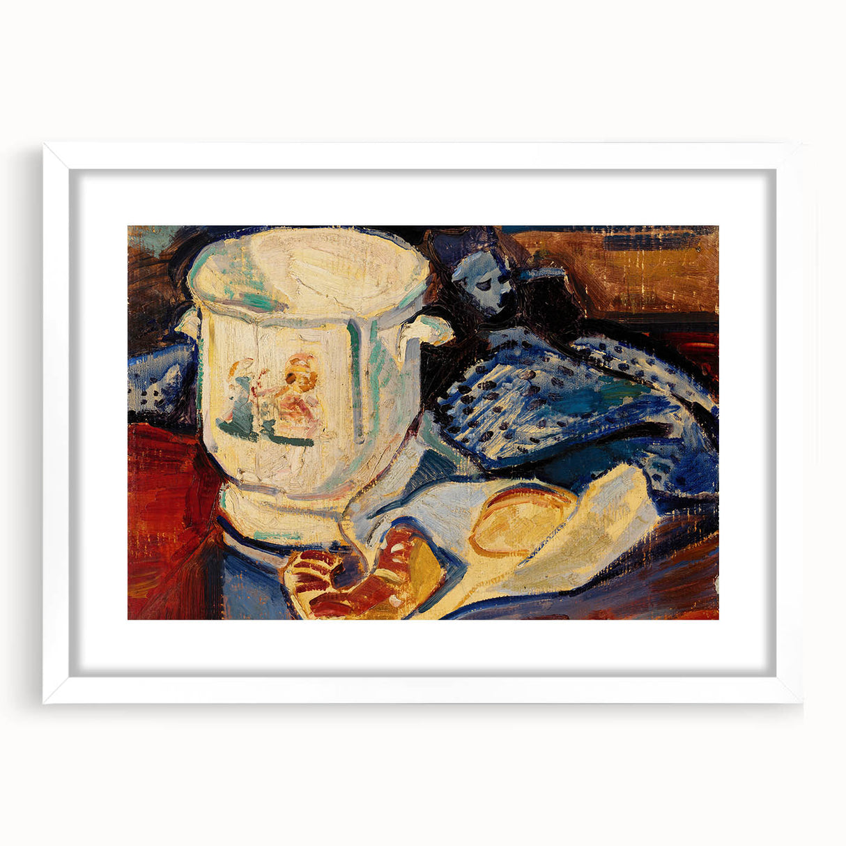 Modern Wall Art – Abstract Still Life with Jardinière