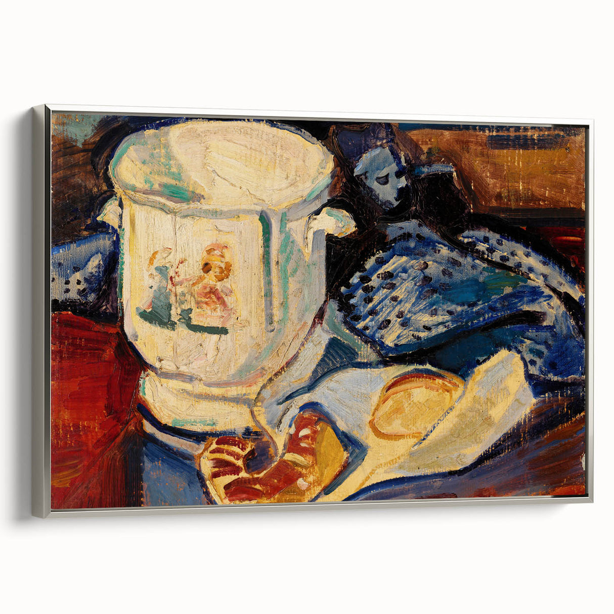 Modern Wall Art – Abstract Still Life with Jardinière