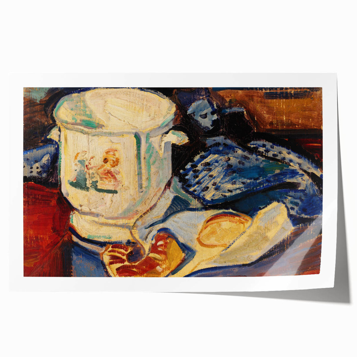 Modern Wall Art – Abstract Still Life with Jardinière