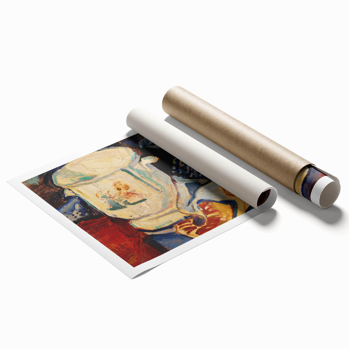 Modern Wall Art – Abstract Still Life with Jardinière