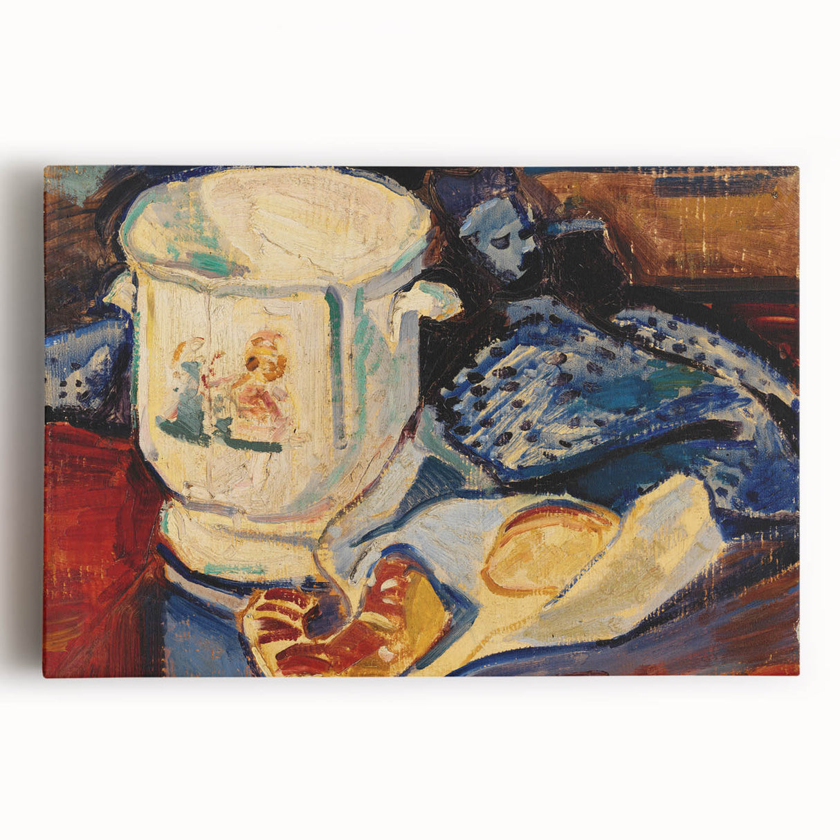 Modern Wall Art – Abstract Still Life with Jardinière