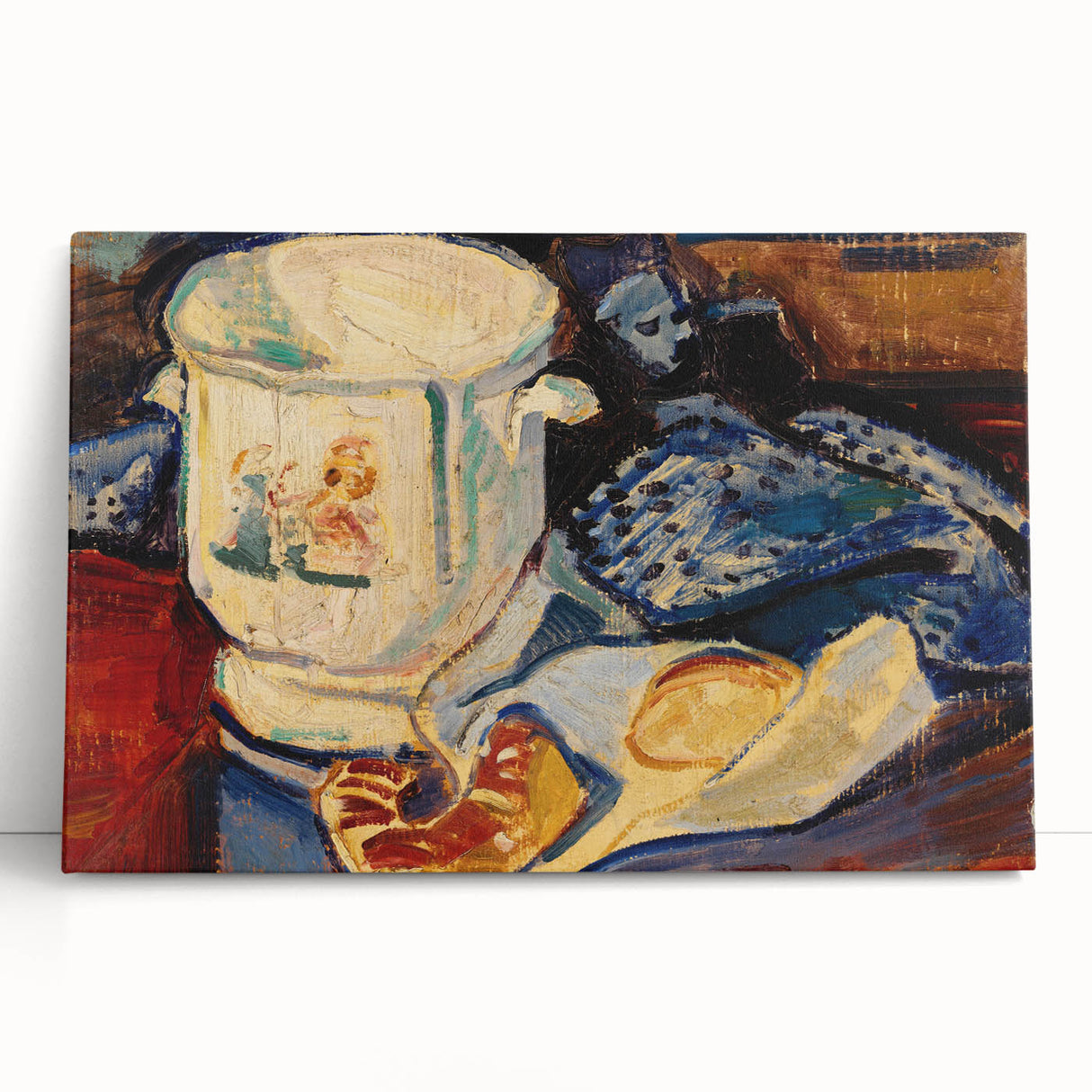 Modern Wall Art – Abstract Still Life with Jardinière