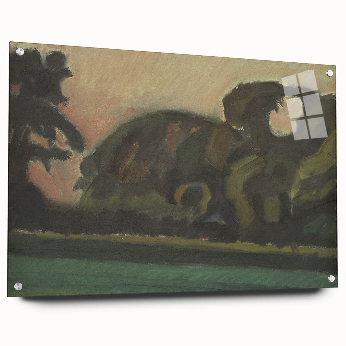 Modern Wall Art – Abstract Landscape After Sunset