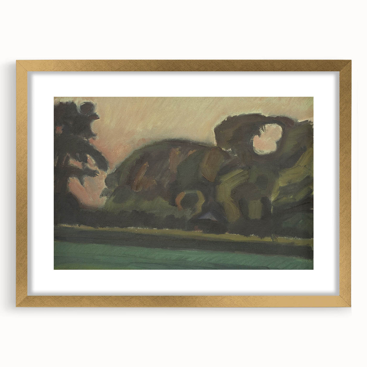 Modern Wall Art – Abstract Landscape After Sunset