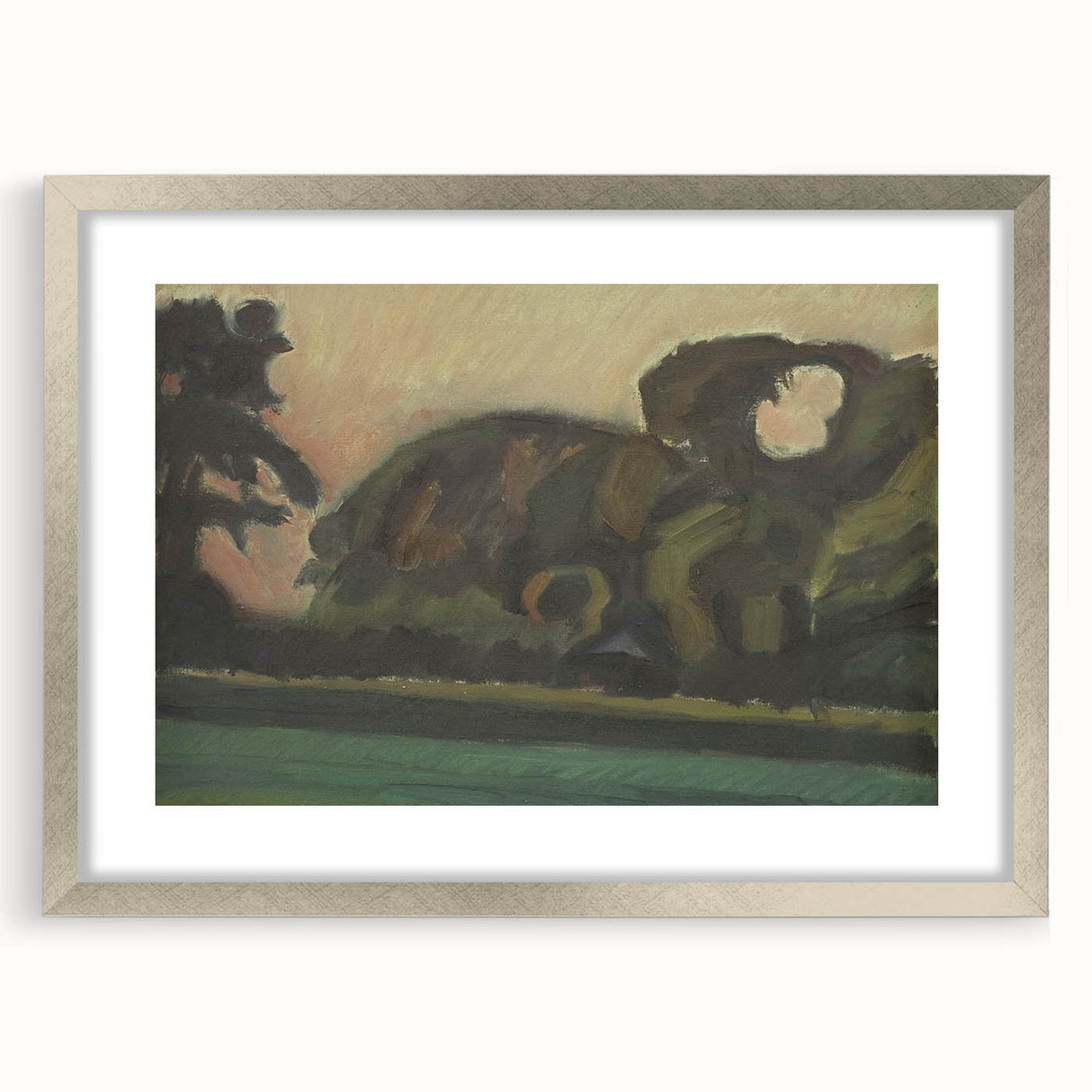 Modern Wall Art – Abstract Landscape After Sunset