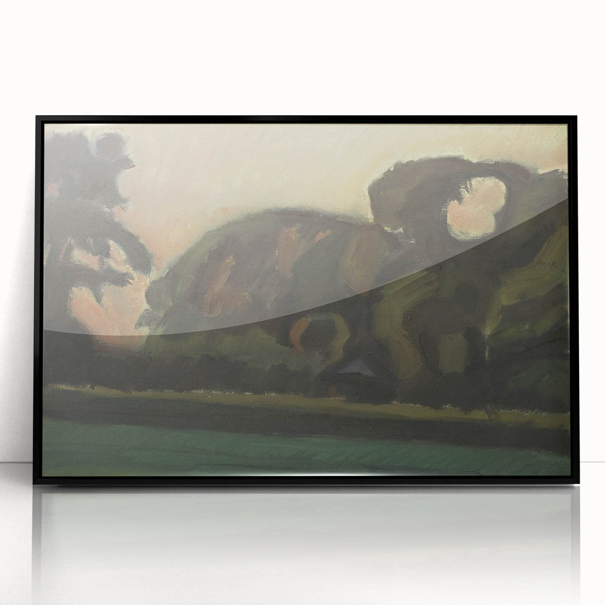 Modern Wall Art – Abstract Landscape After Sunset