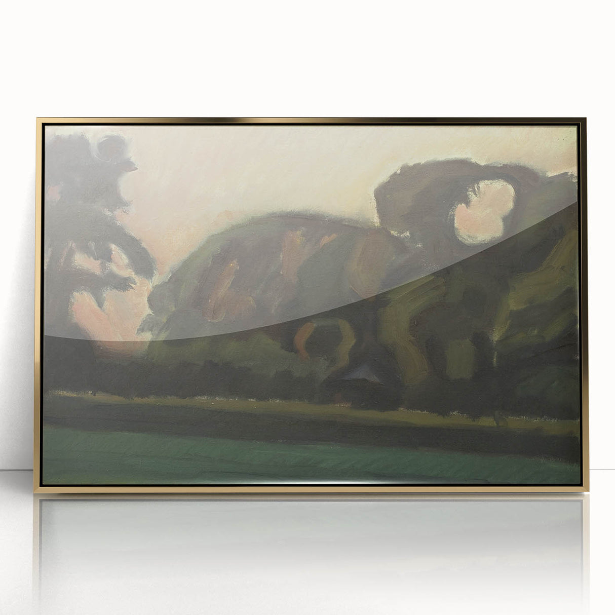 Modern Wall Art – Abstract Landscape After Sunset