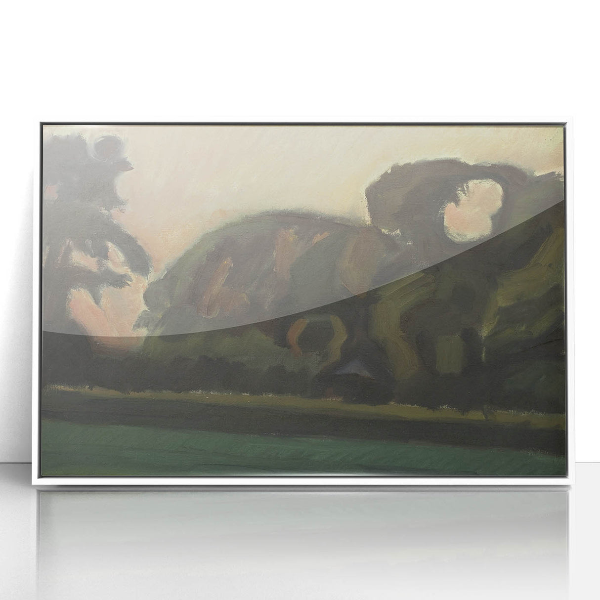 Modern Wall Art – Abstract Landscape After Sunset