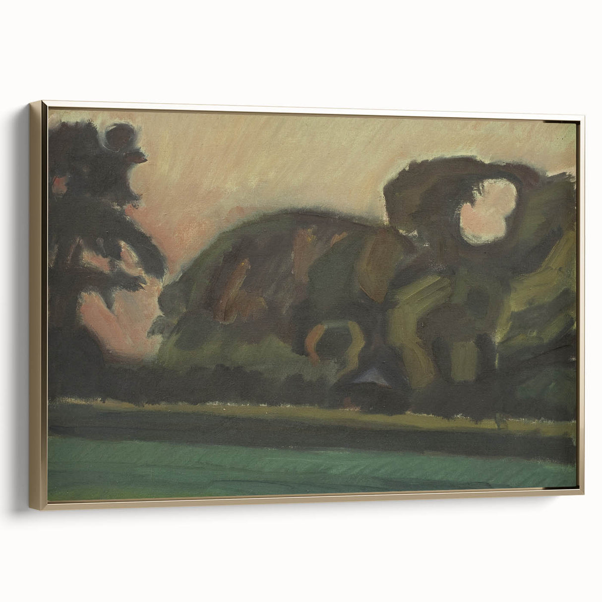 Modern Wall Art – Abstract Landscape After Sunset