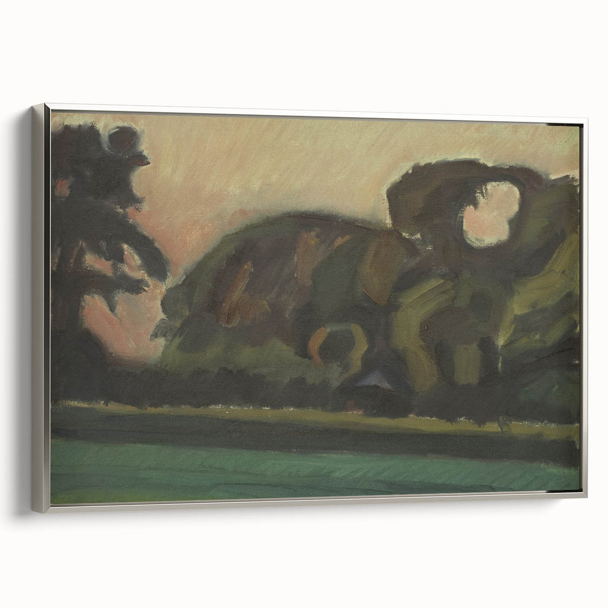 Modern Wall Art – Abstract Landscape After Sunset