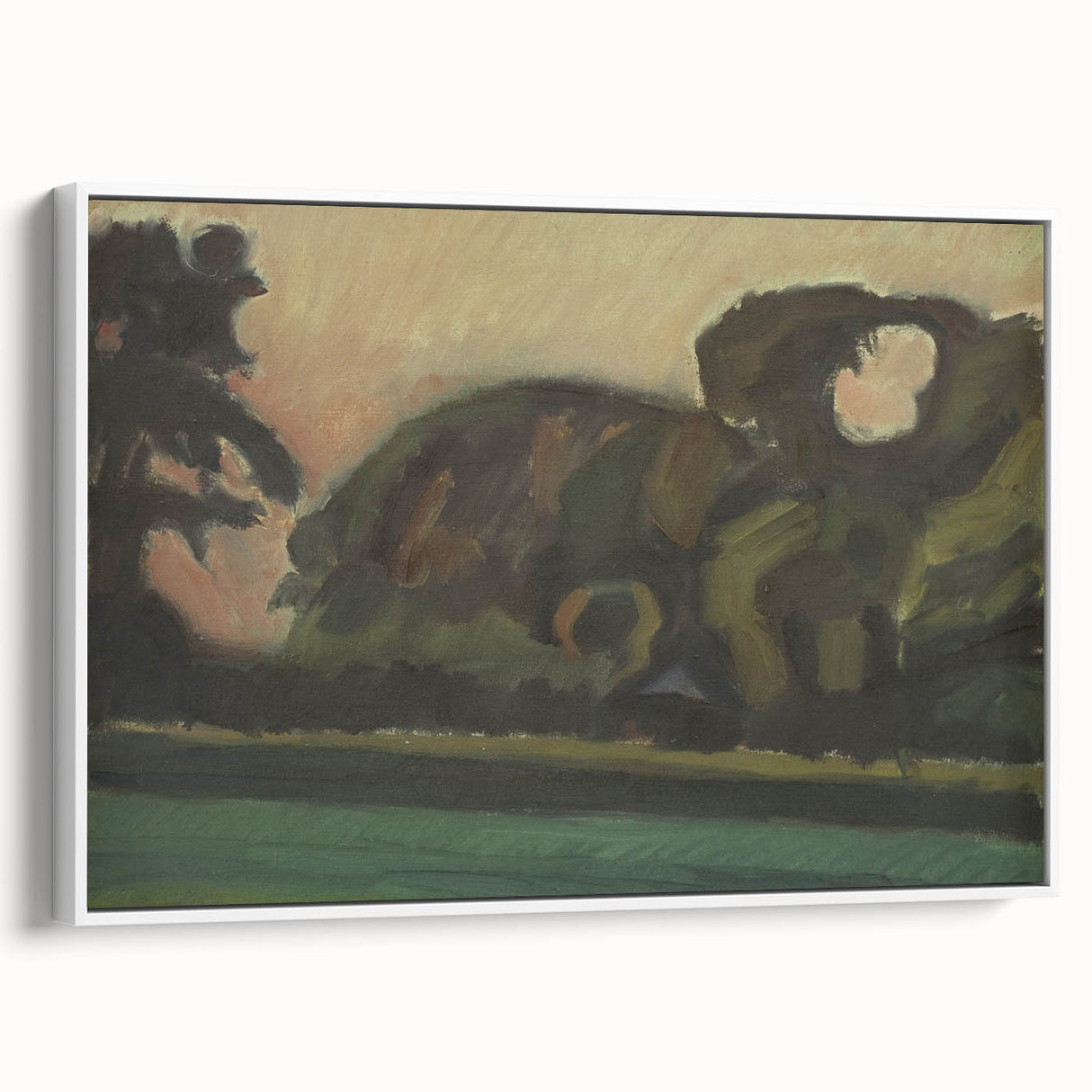 Modern Wall Art – Abstract Landscape After Sunset