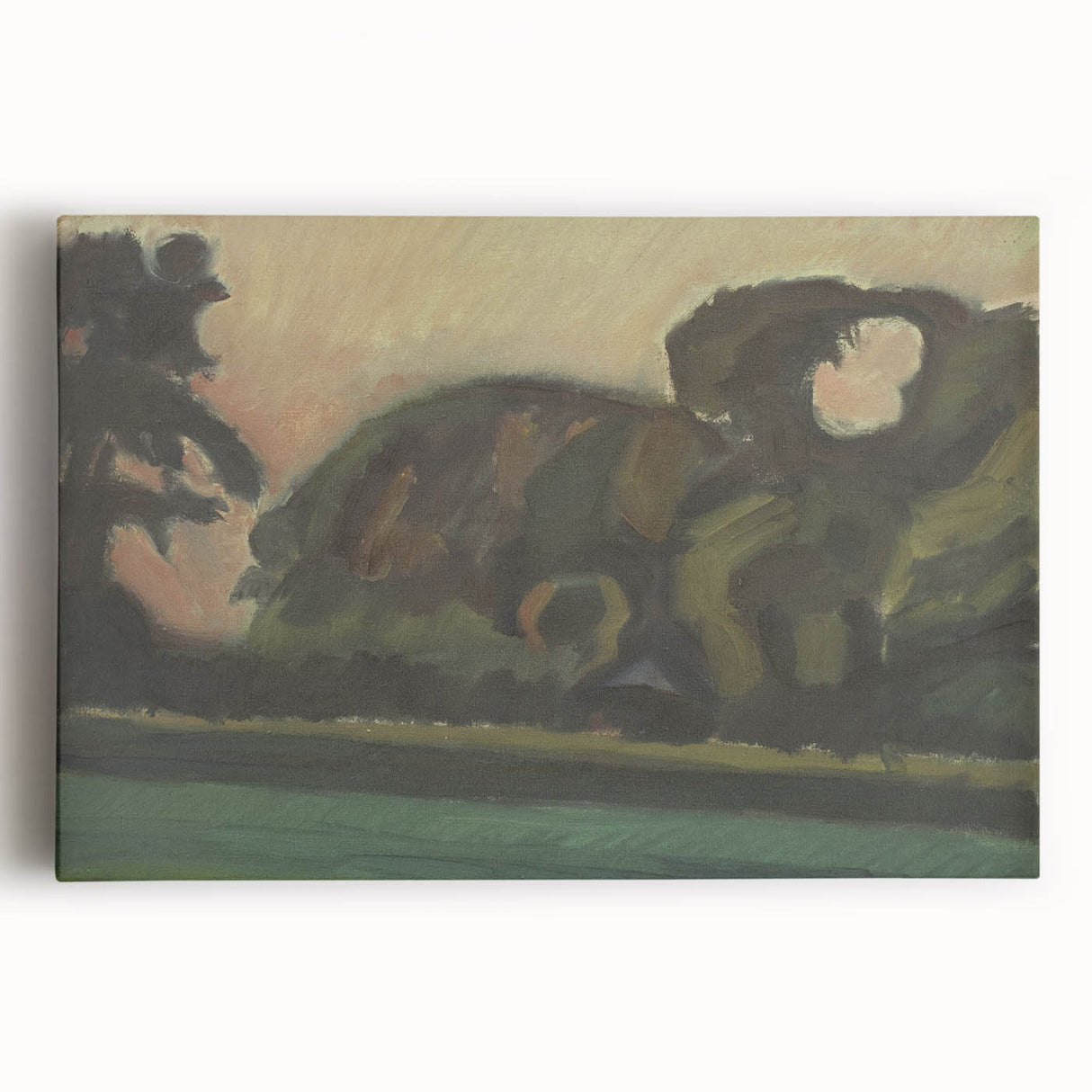 Modern Wall Art – Abstract Landscape After Sunset