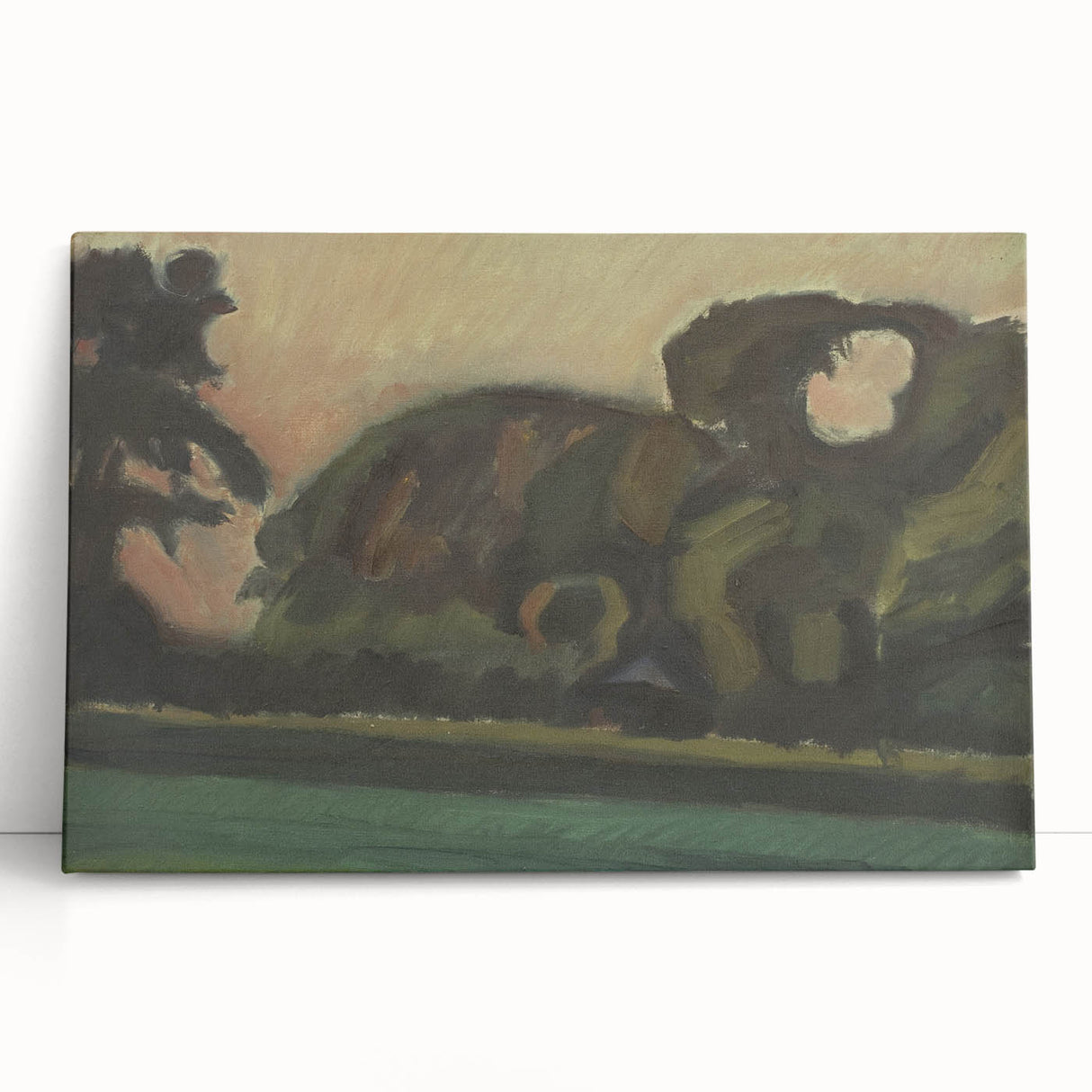 Modern Wall Art – Abstract Landscape After Sunset