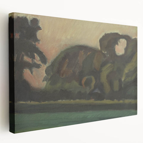 Modern Wall Art – Abstract Landscape After Sunset