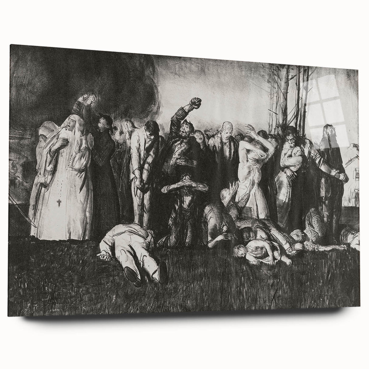 Modern Wall Art – The Village Massacre by George Wesley Bellows