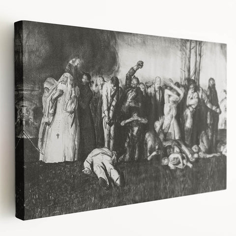 Modern Wall Art – The Village Massacre by George Wesley Bellows