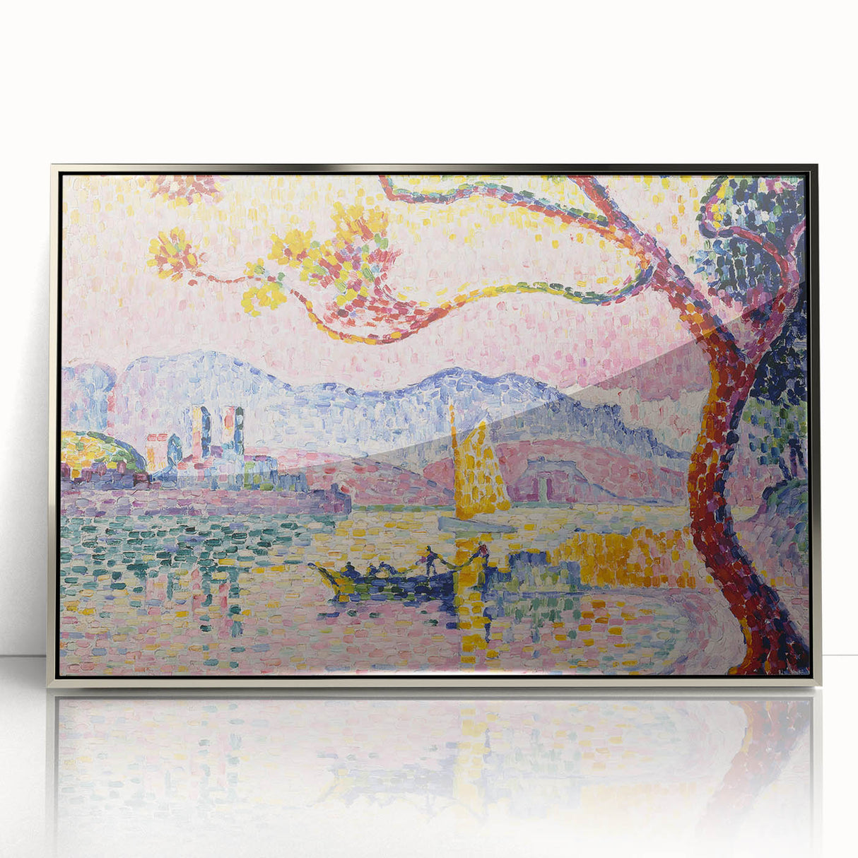Modern Wall Art – Pointillist Masterpiece of Antibes