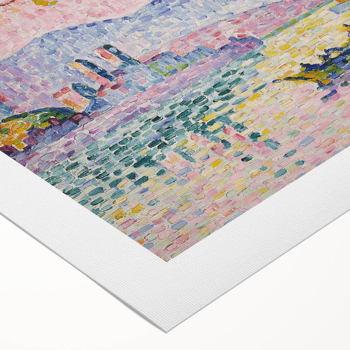 Modern Wall Art – Pointillist Masterpiece of Antibes