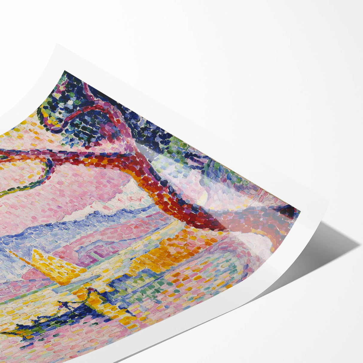 Modern Wall Art – Pointillist Masterpiece of Antibes