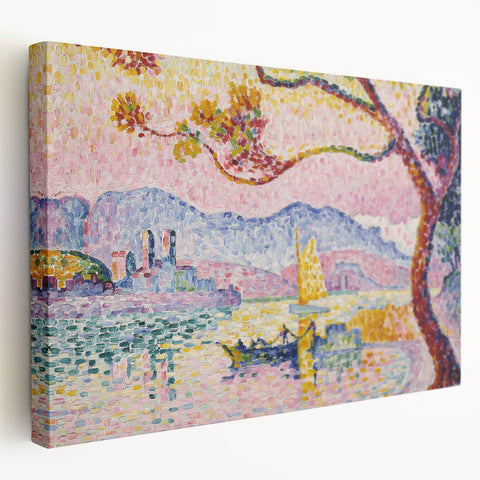Modern Wall Art – Pointillist Masterpiece of Antibes