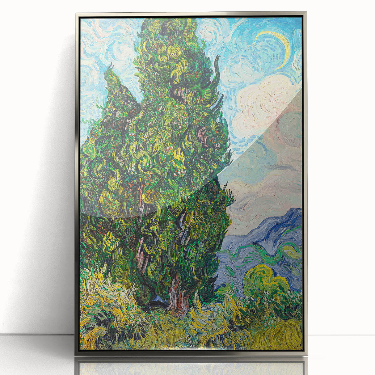 Modern Wall Art - Vincent van Gogh’s Cypresses Print