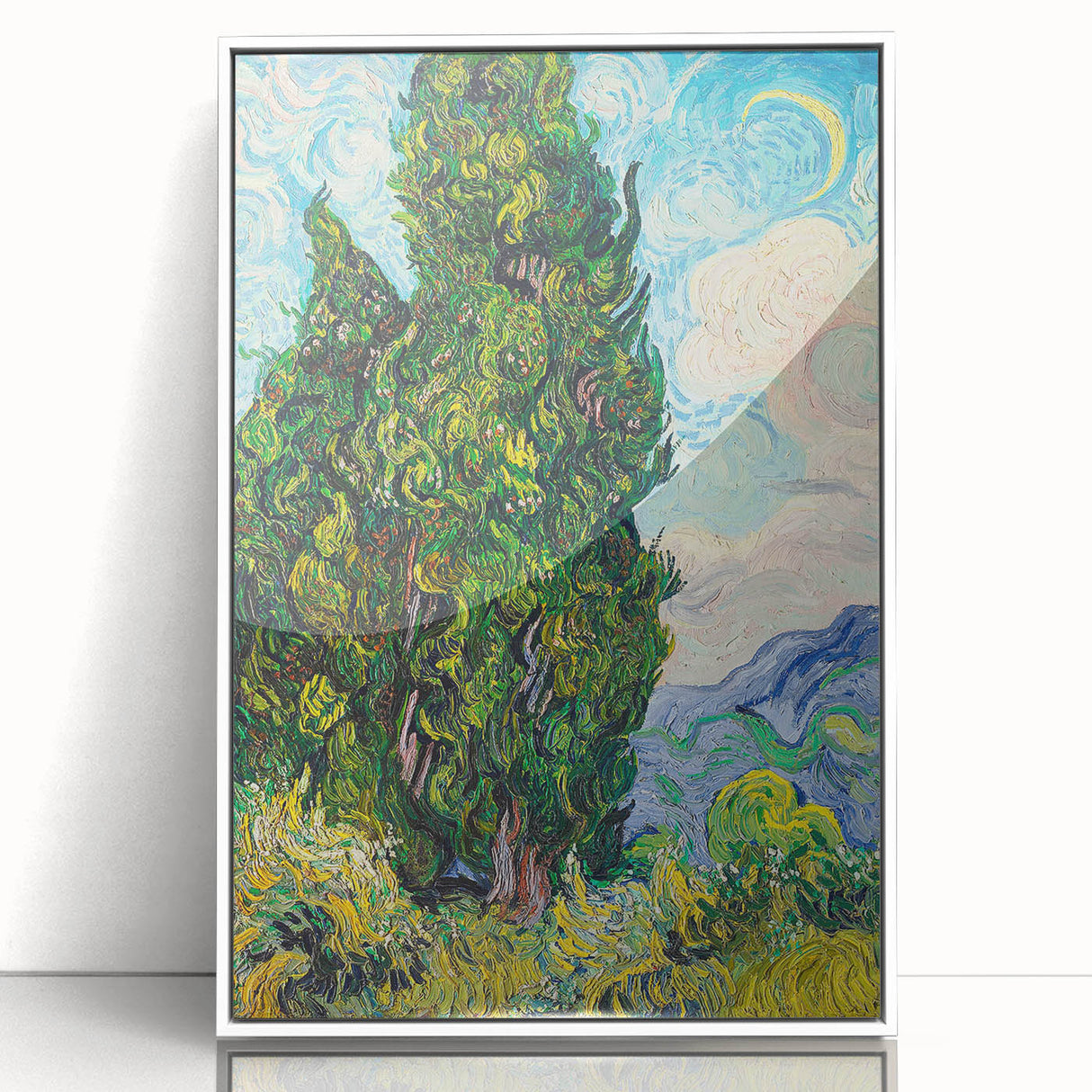 Modern Wall Art - Vincent van Gogh’s Cypresses Print