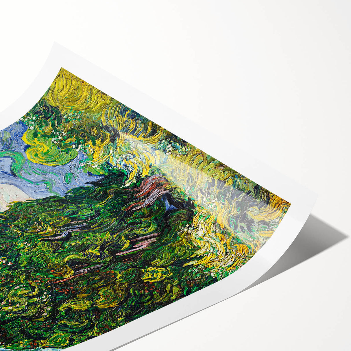 Modern Wall Art - Vincent van Gogh’s Cypresses Print