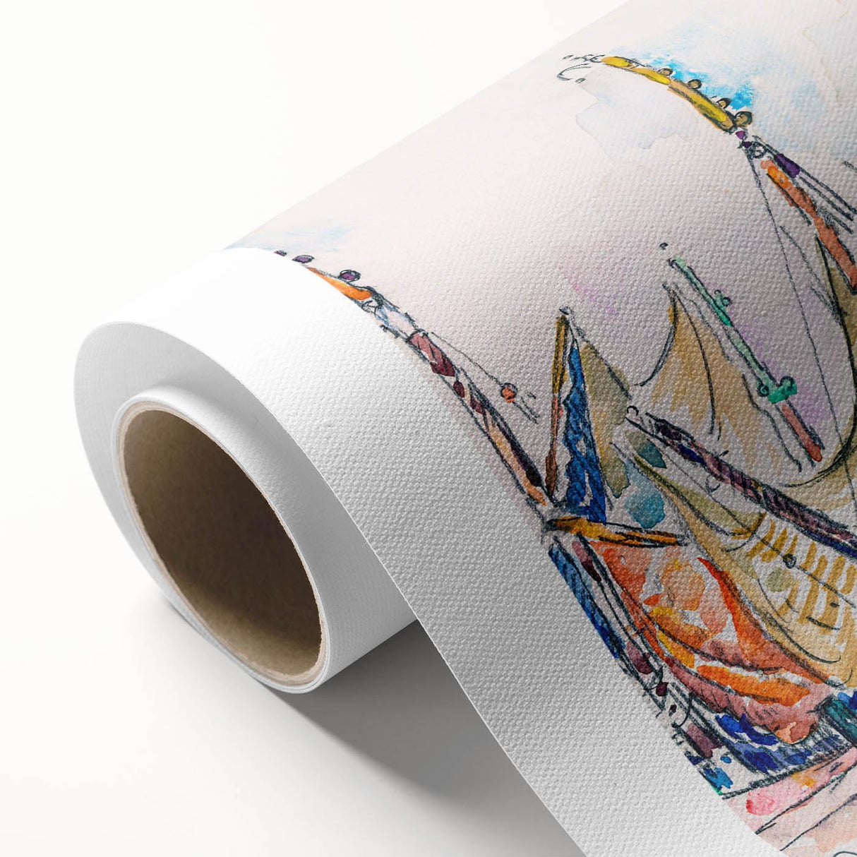 Modern Wall Art – Vibrant La Rochelle by Paul Signac