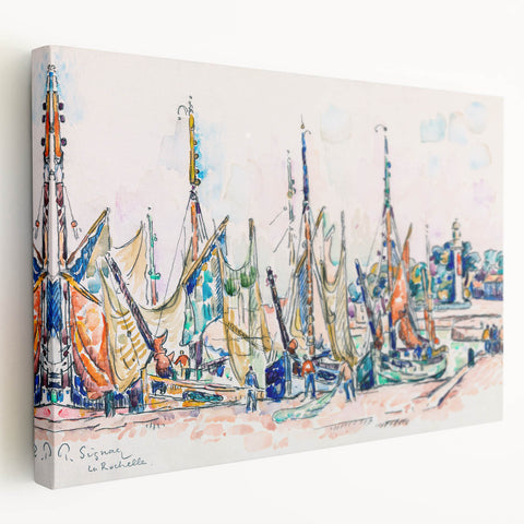 Modern Wall Art – Vibrant La Rochelle by Paul Signac