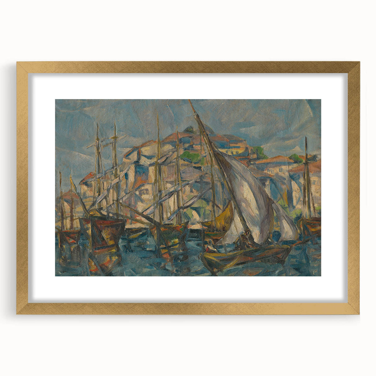 Modern Wall Art – Dubrovnik Harbor by Konštantín Bauer