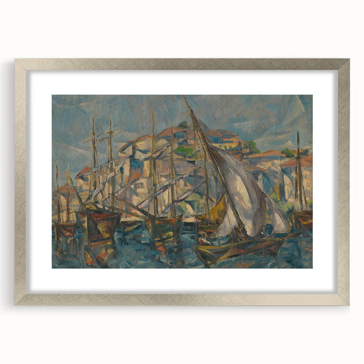 Modern Wall Art – Dubrovnik Harbor by Konštantín Bauer