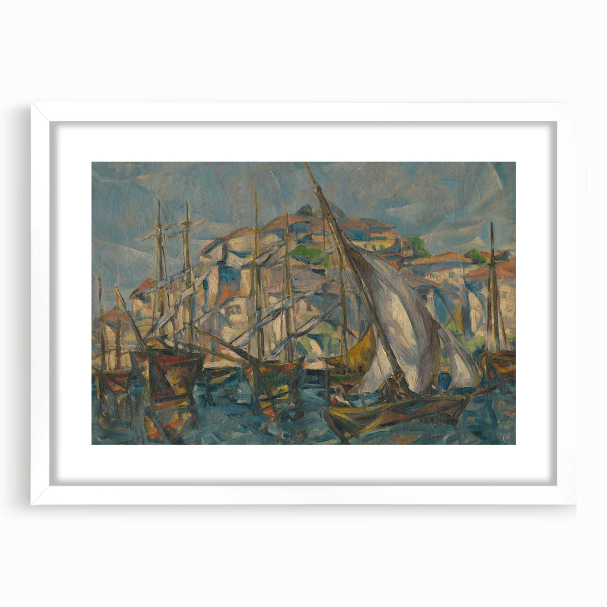 Modern Wall Art – Dubrovnik Harbor by Konštantín Bauer