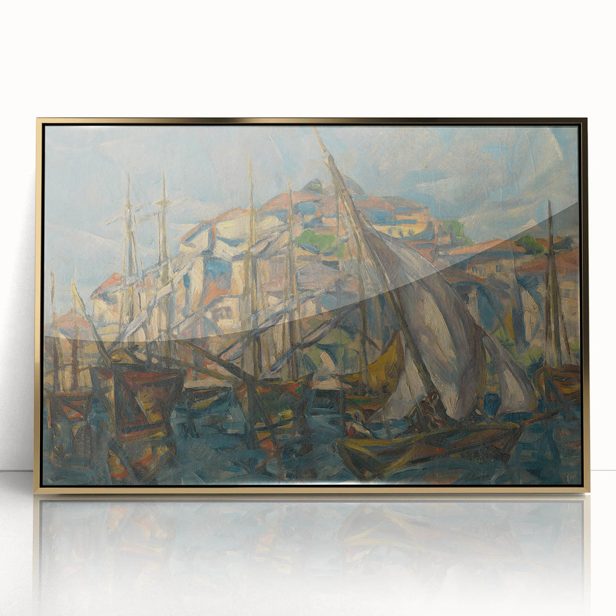 Modern Wall Art – Dubrovnik Harbor by Konštantín Bauer