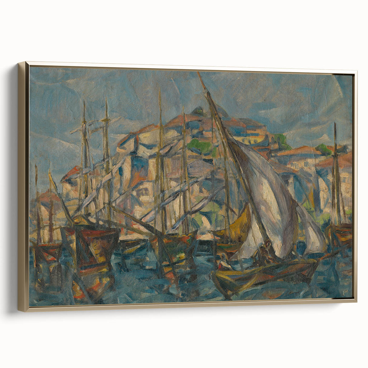 Modern Wall Art – Dubrovnik Harbor by Konštantín Bauer