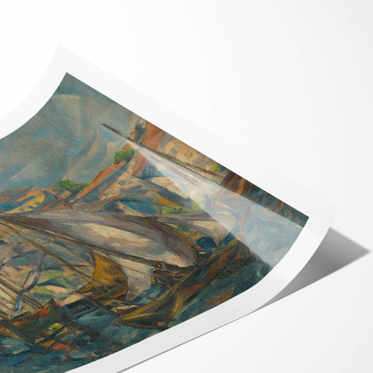 Modern Wall Art – Dubrovnik Harbor by Konštantín Bauer