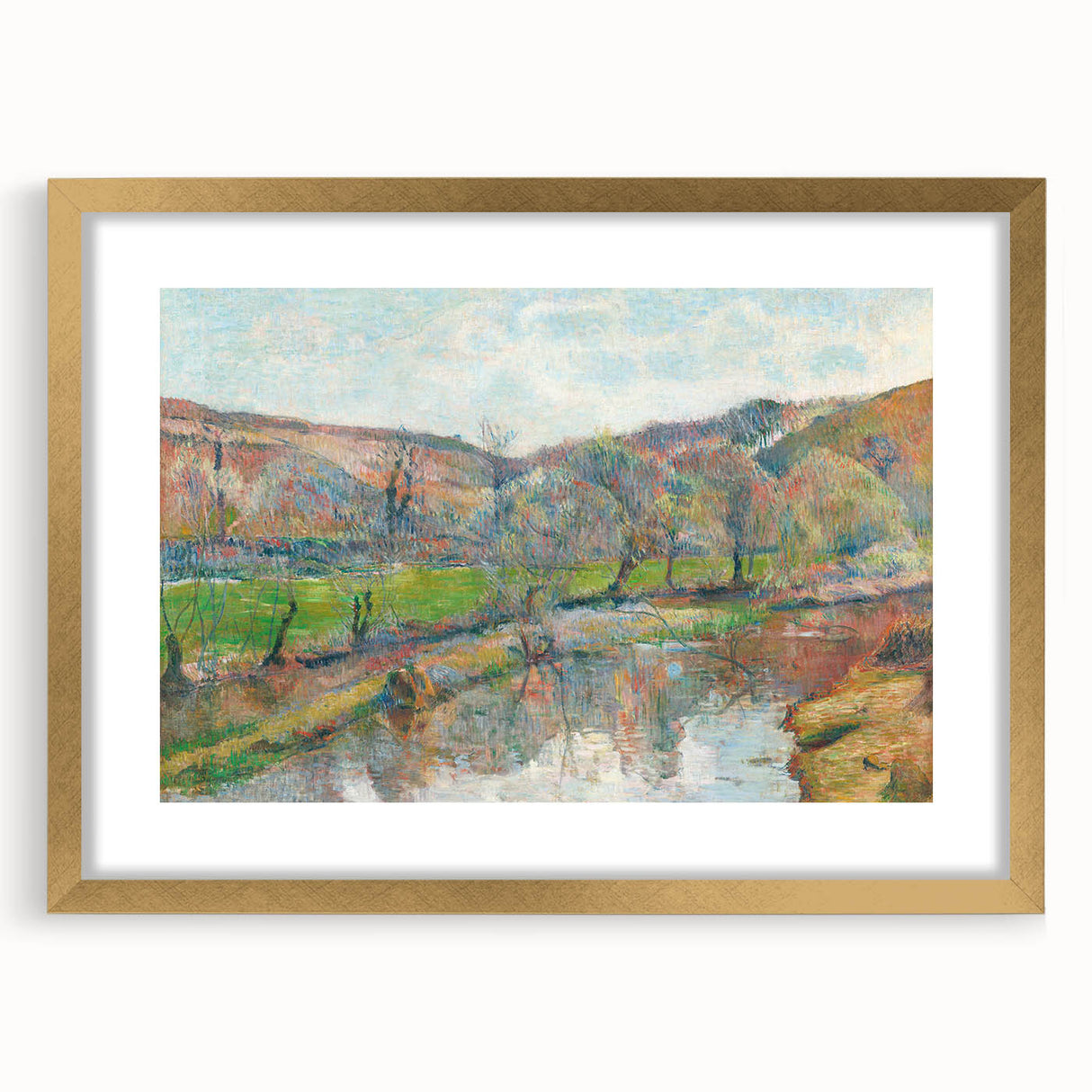 Modern Wall Art – Brittany Landscape by Paul Gauguin