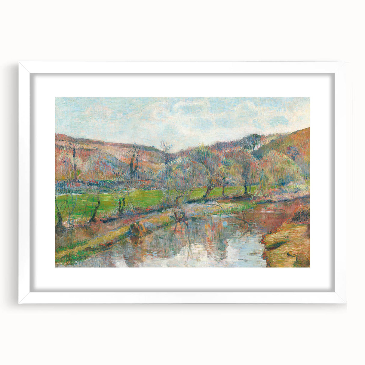 Modern Wall Art – Brittany Landscape by Paul Gauguin