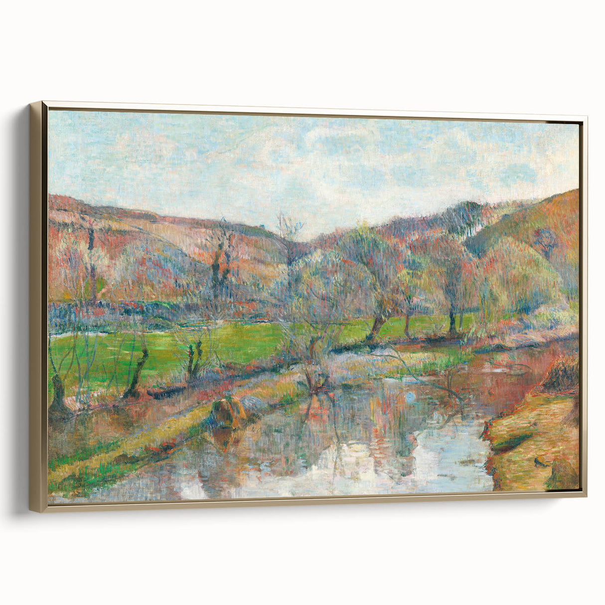 Modern Wall Art – Brittany Landscape by Paul Gauguin