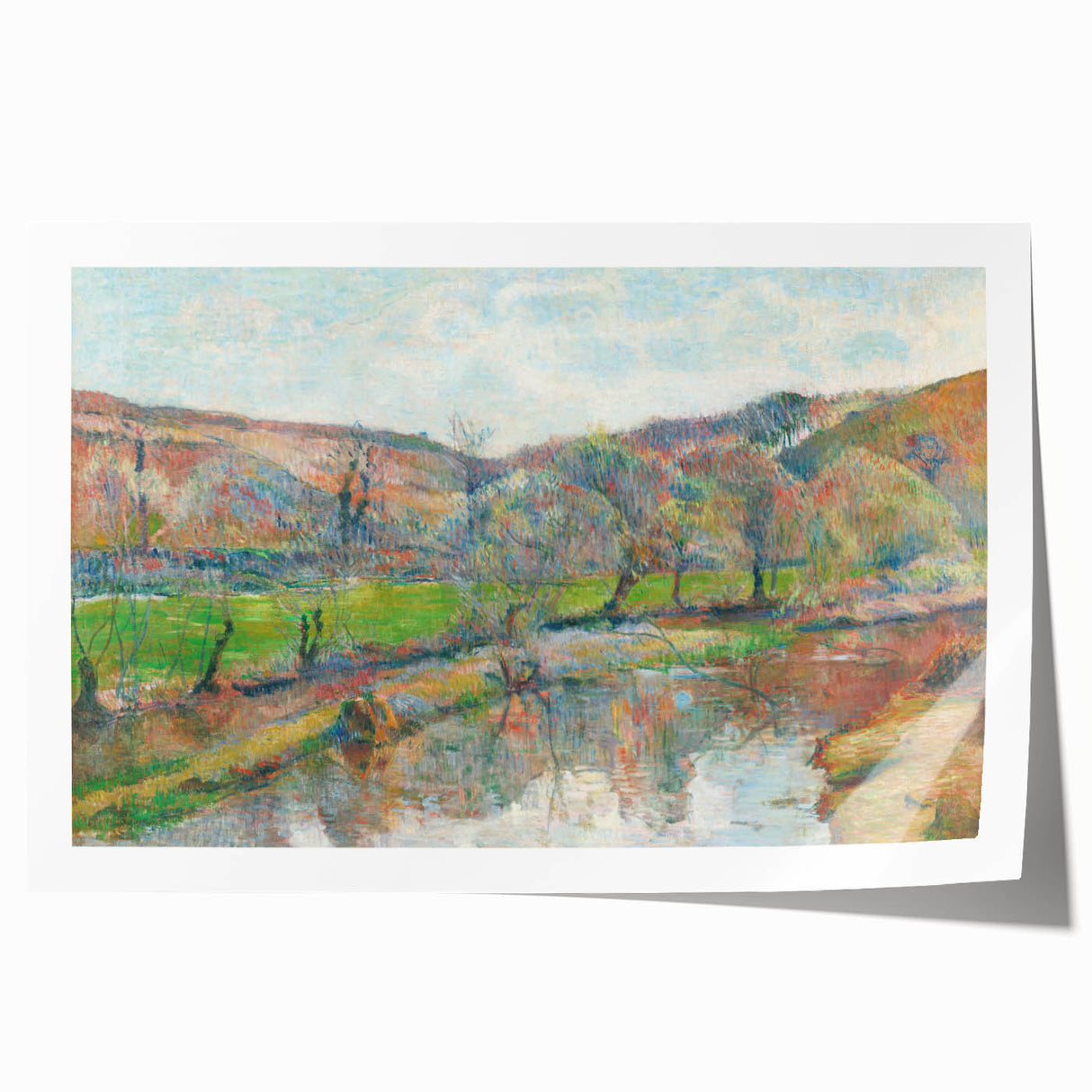 Modern Wall Art – Brittany Landscape by Paul Gauguin