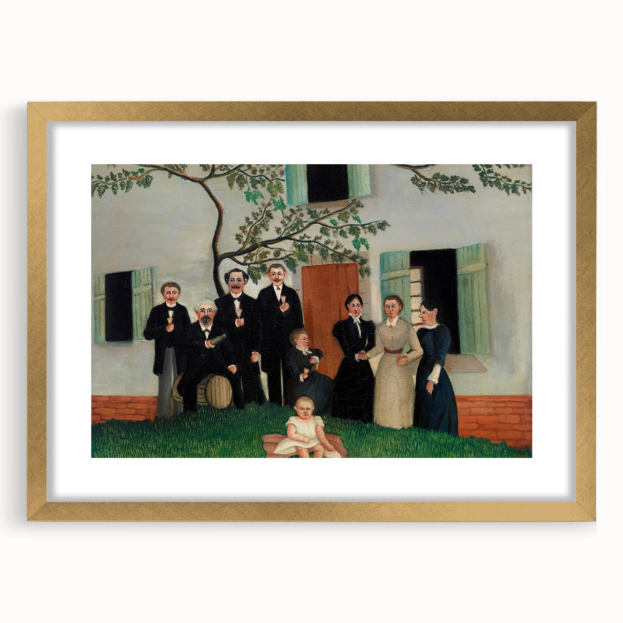 Modern Wall Art – The Family by Henri Rousseau