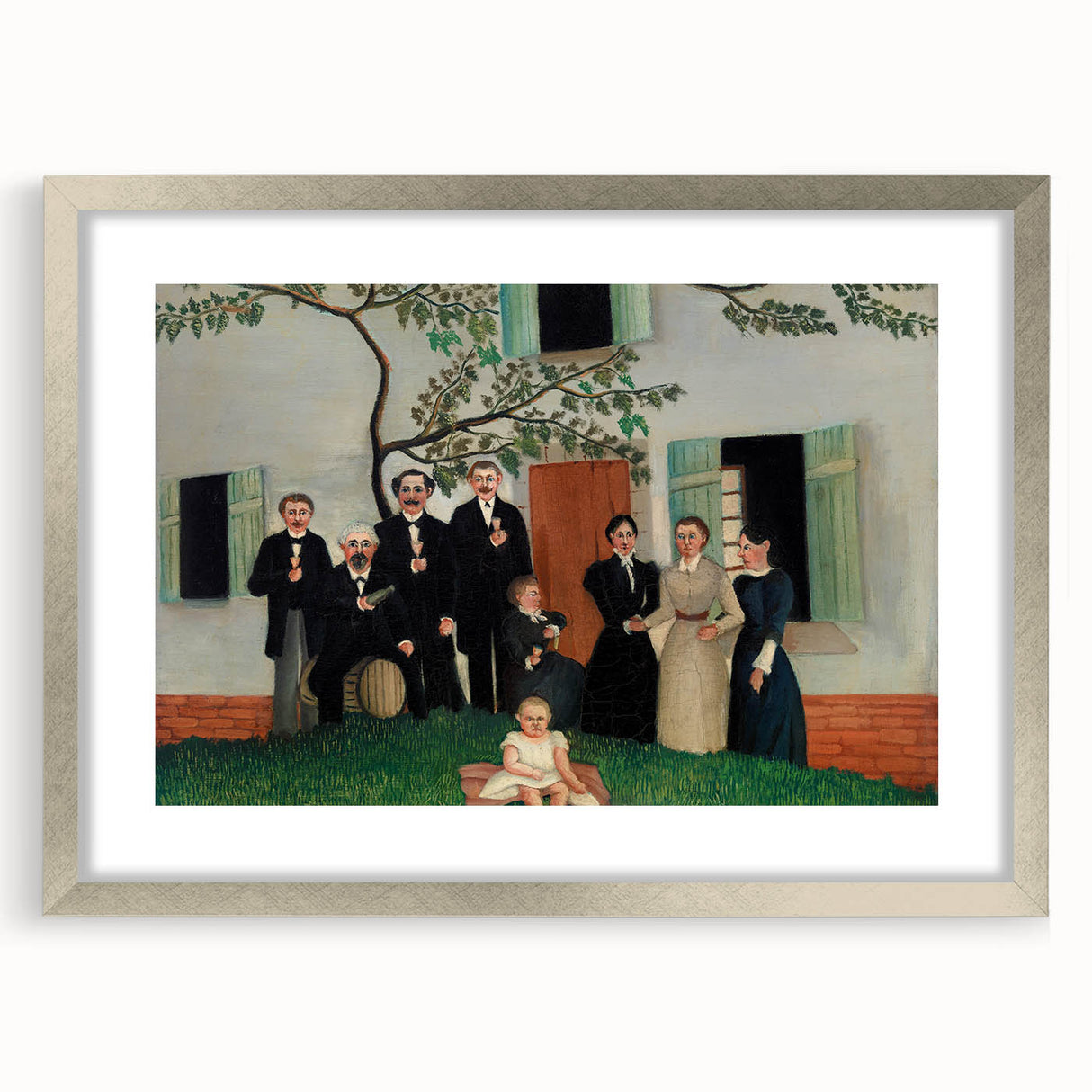 Modern Wall Art – The Family by Henri Rousseau