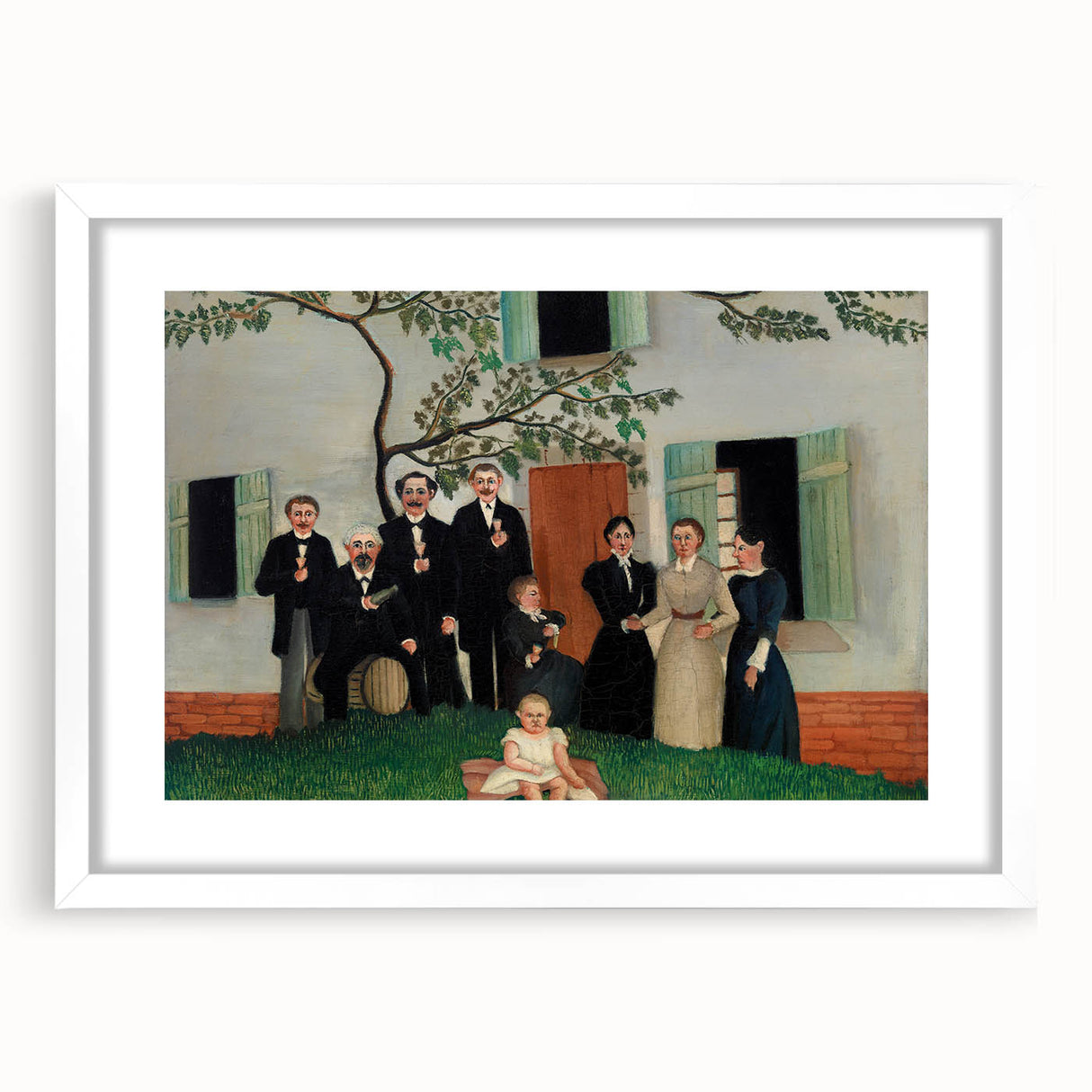 Modern Wall Art – The Family by Henri Rousseau