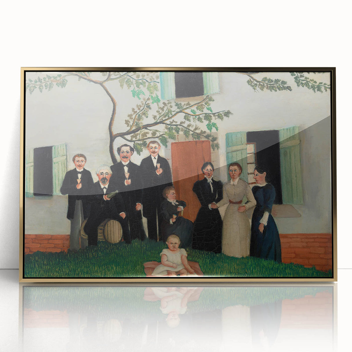 Modern Wall Art – The Family by Henri Rousseau