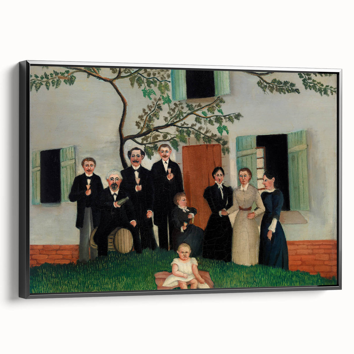 Modern Wall Art – The Family by Henri Rousseau